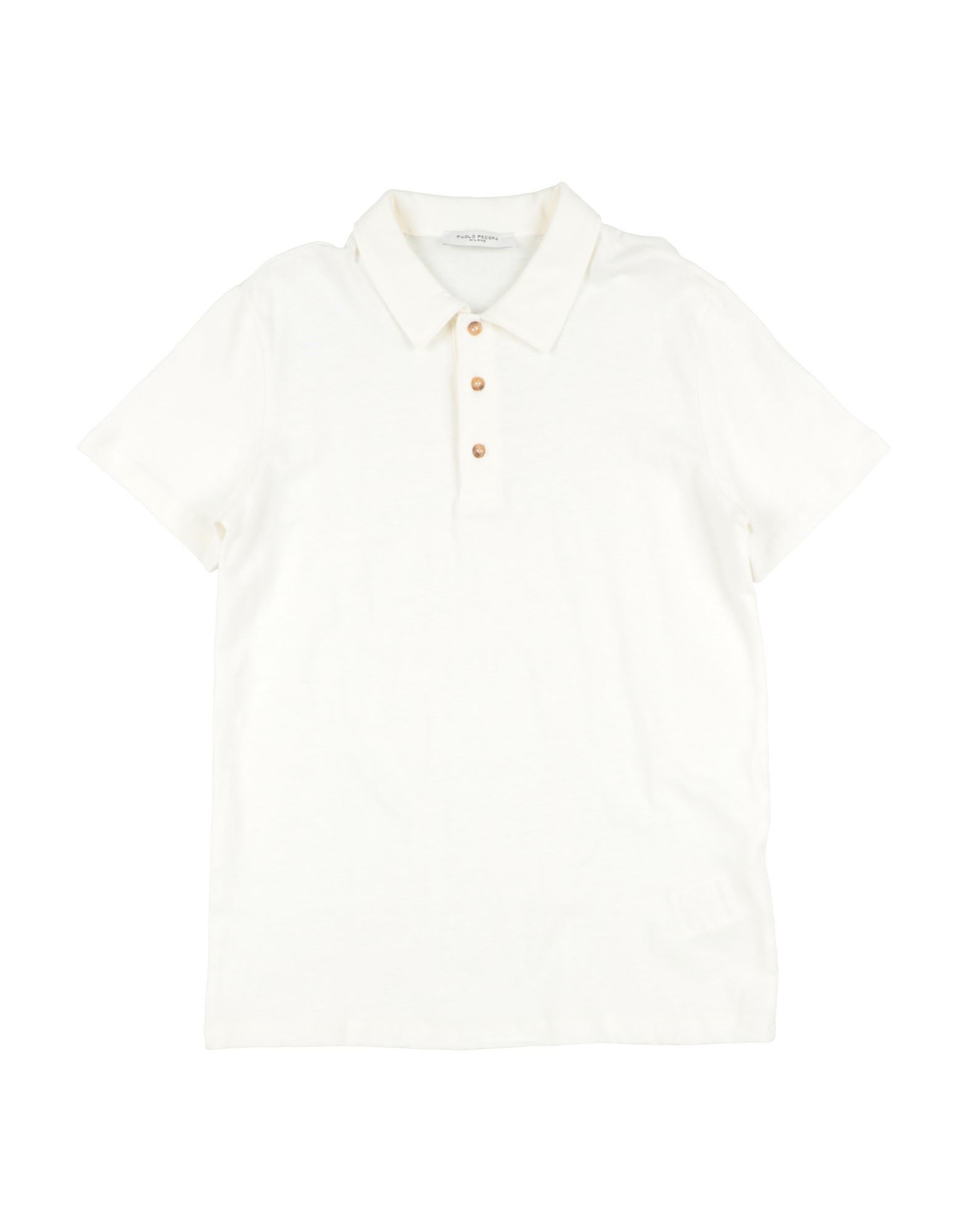 PAOLO PECORA Poloshirt Kinder Cremeweiß von PAOLO PECORA