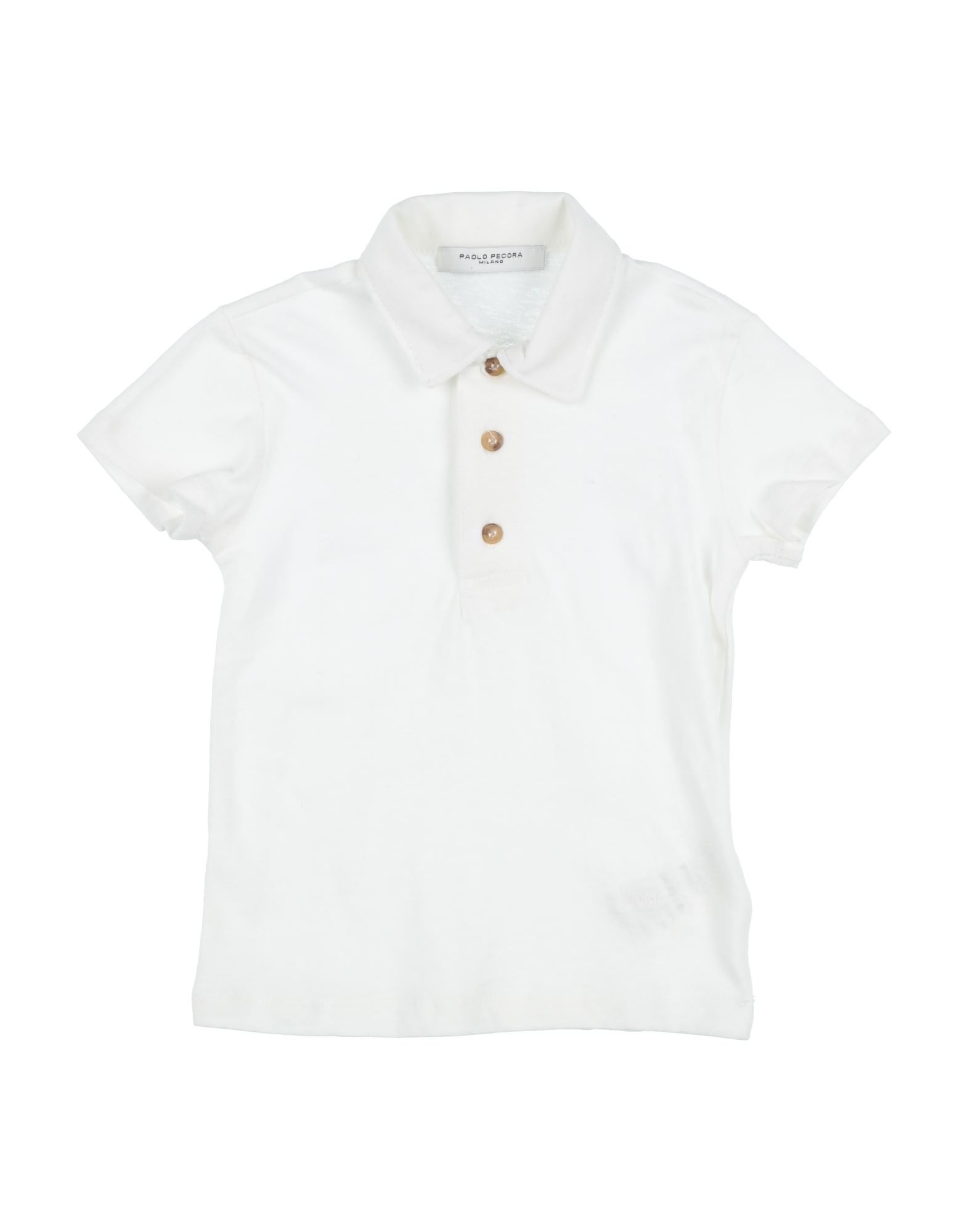 PAOLO PECORA Poloshirt Kinder Elfenbein von PAOLO PECORA