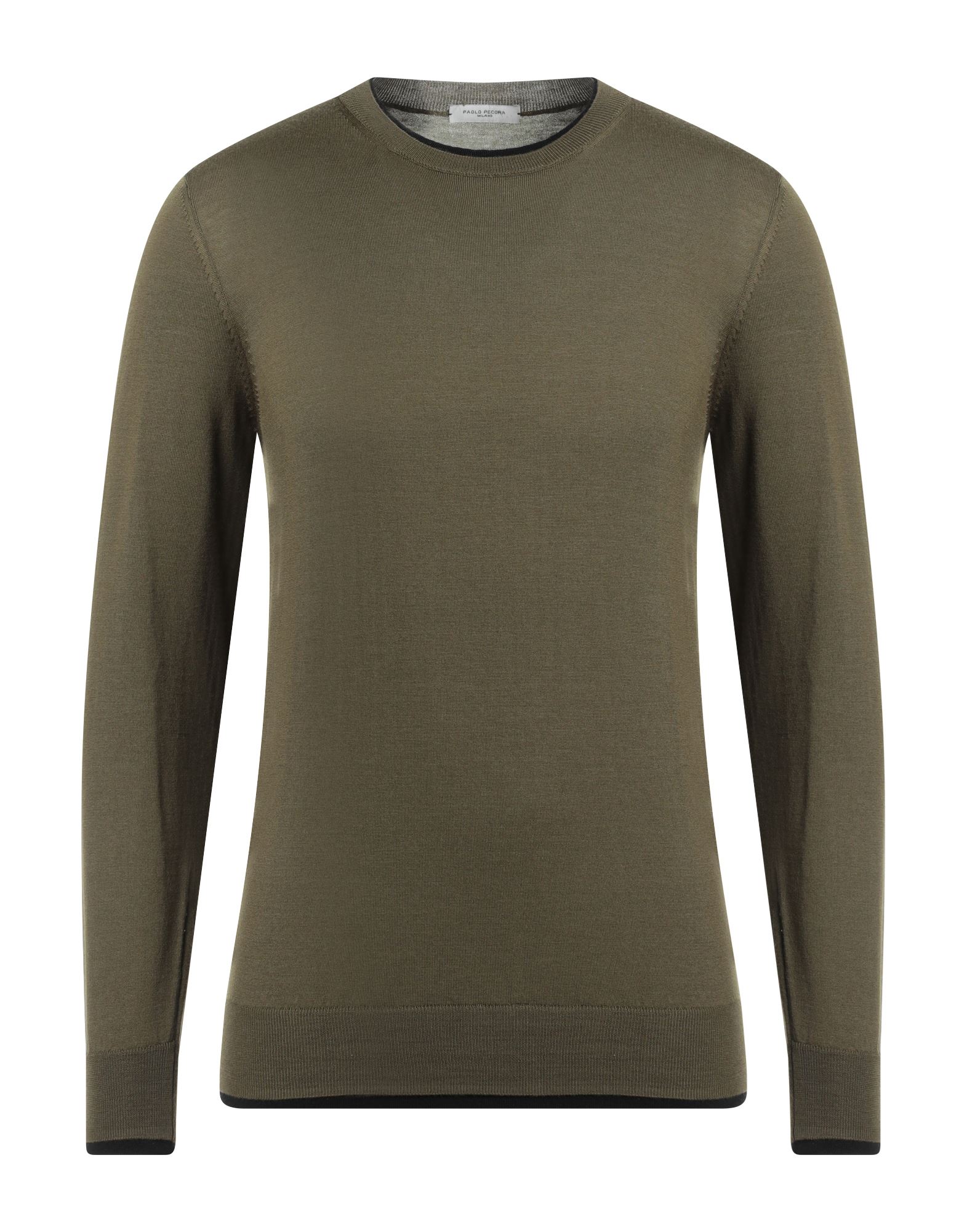 PAOLO PECORA Pullover Herren Militärgrün von PAOLO PECORA