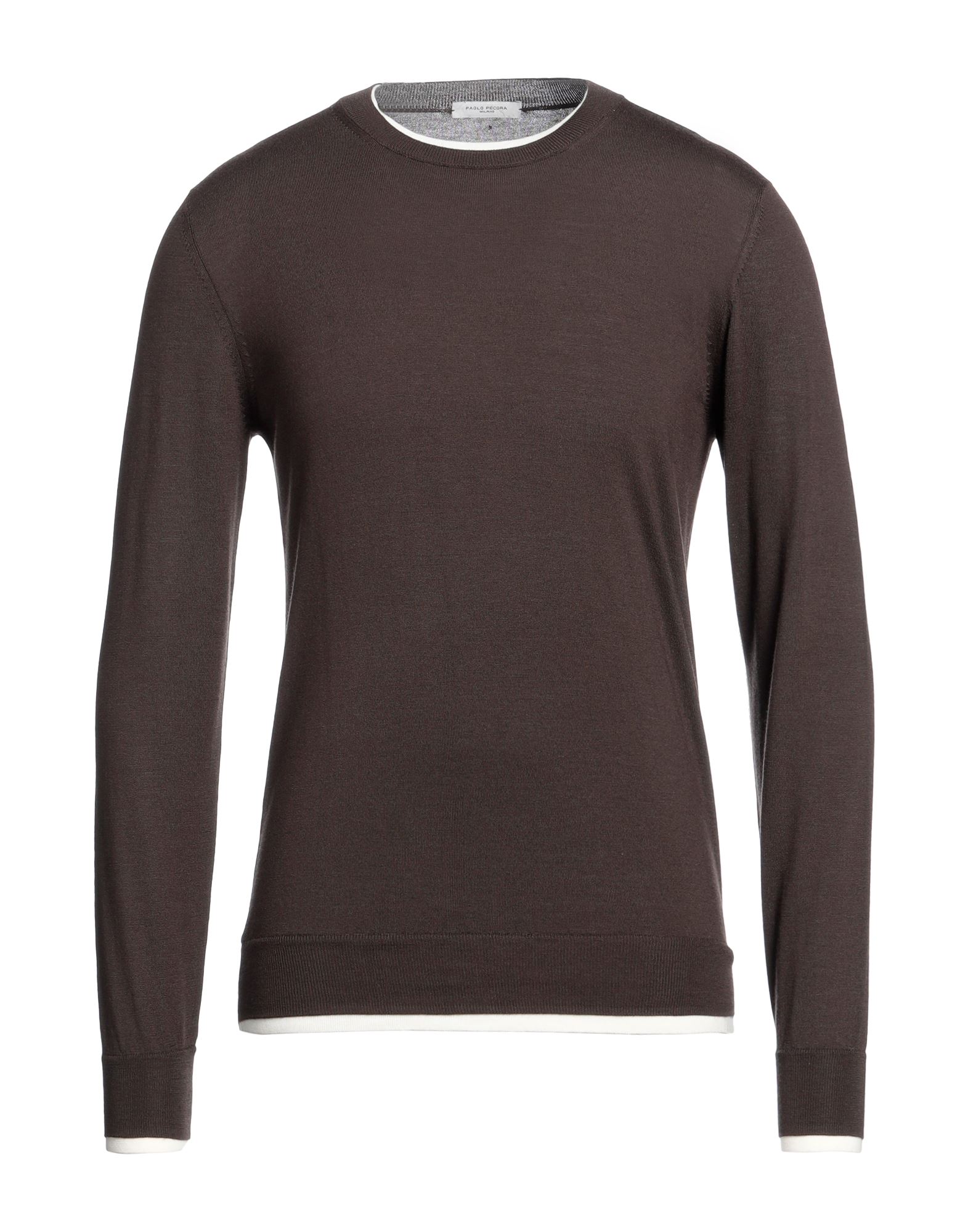 PAOLO PECORA Pullover Herren Mittelbraun von PAOLO PECORA