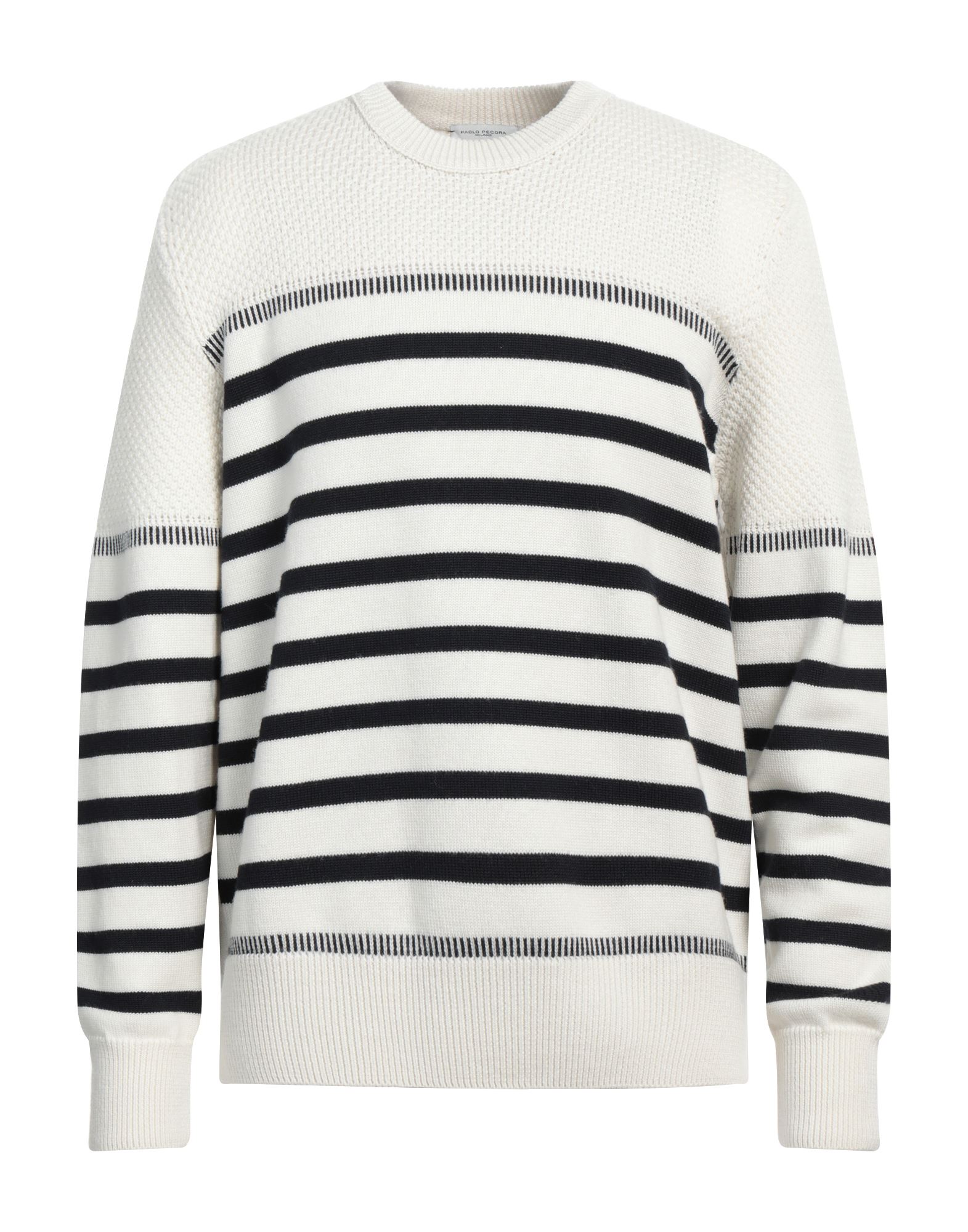 PAOLO PECORA Pullover Herren Off white von PAOLO PECORA