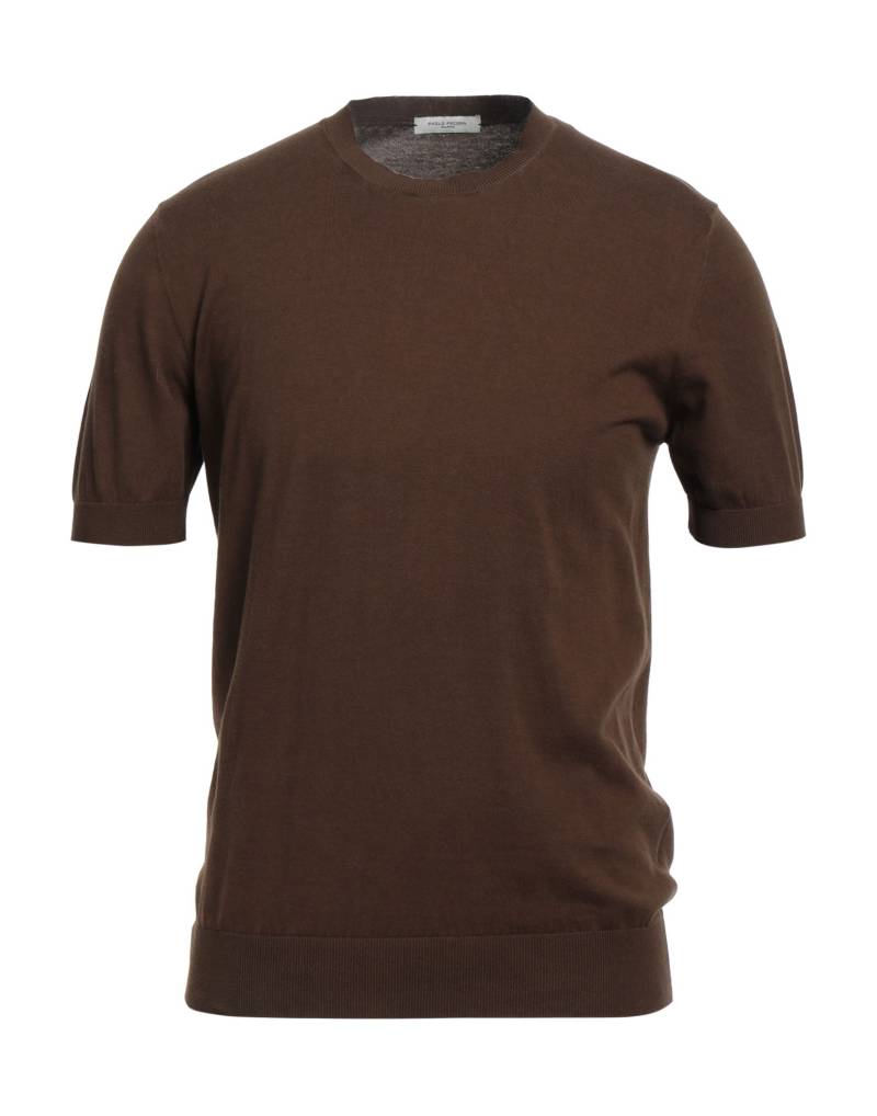PAOLO PECORA Pullover Herren Schokobraun von PAOLO PECORA