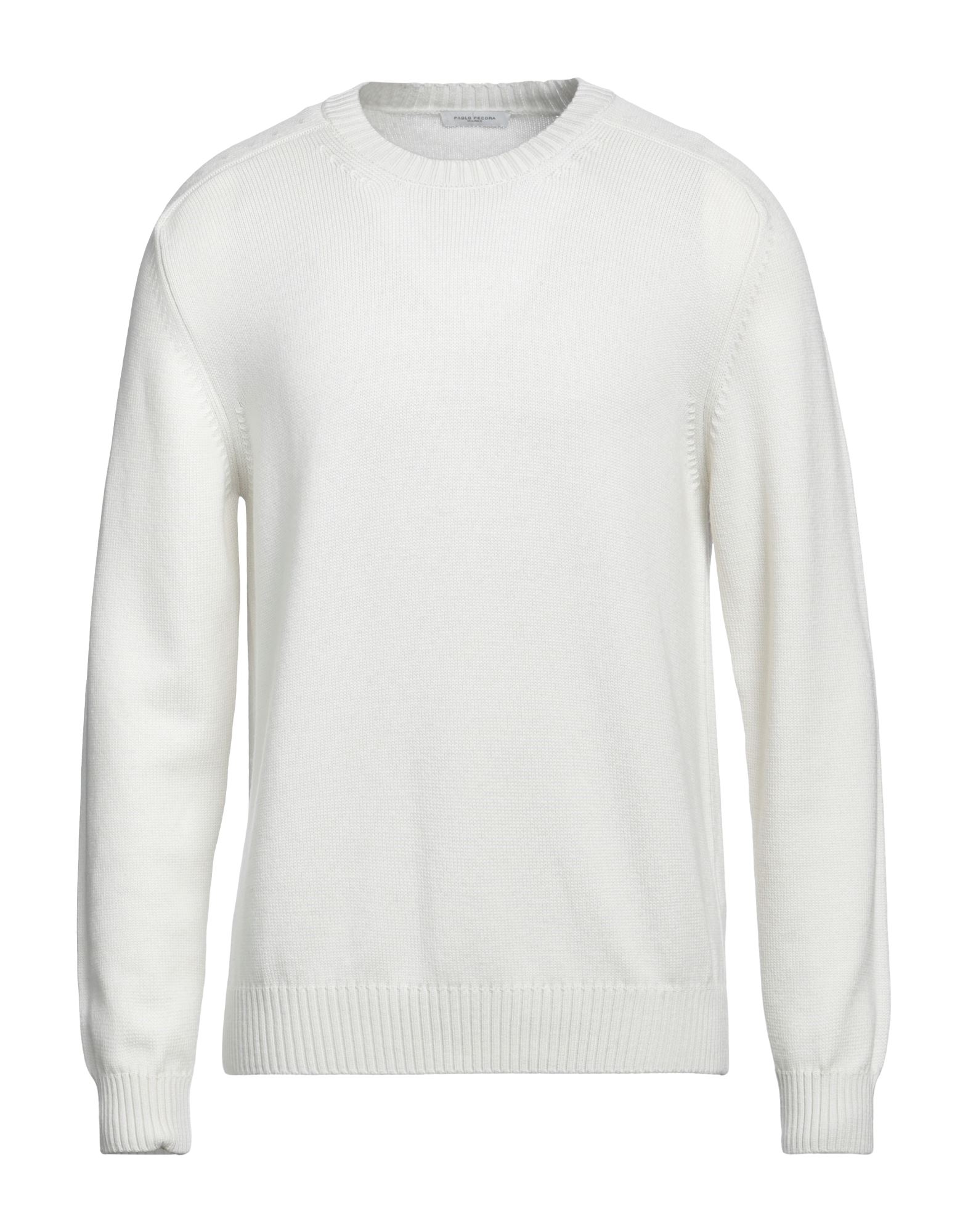 PAOLO PECORA Pullover Herren Weiß von PAOLO PECORA