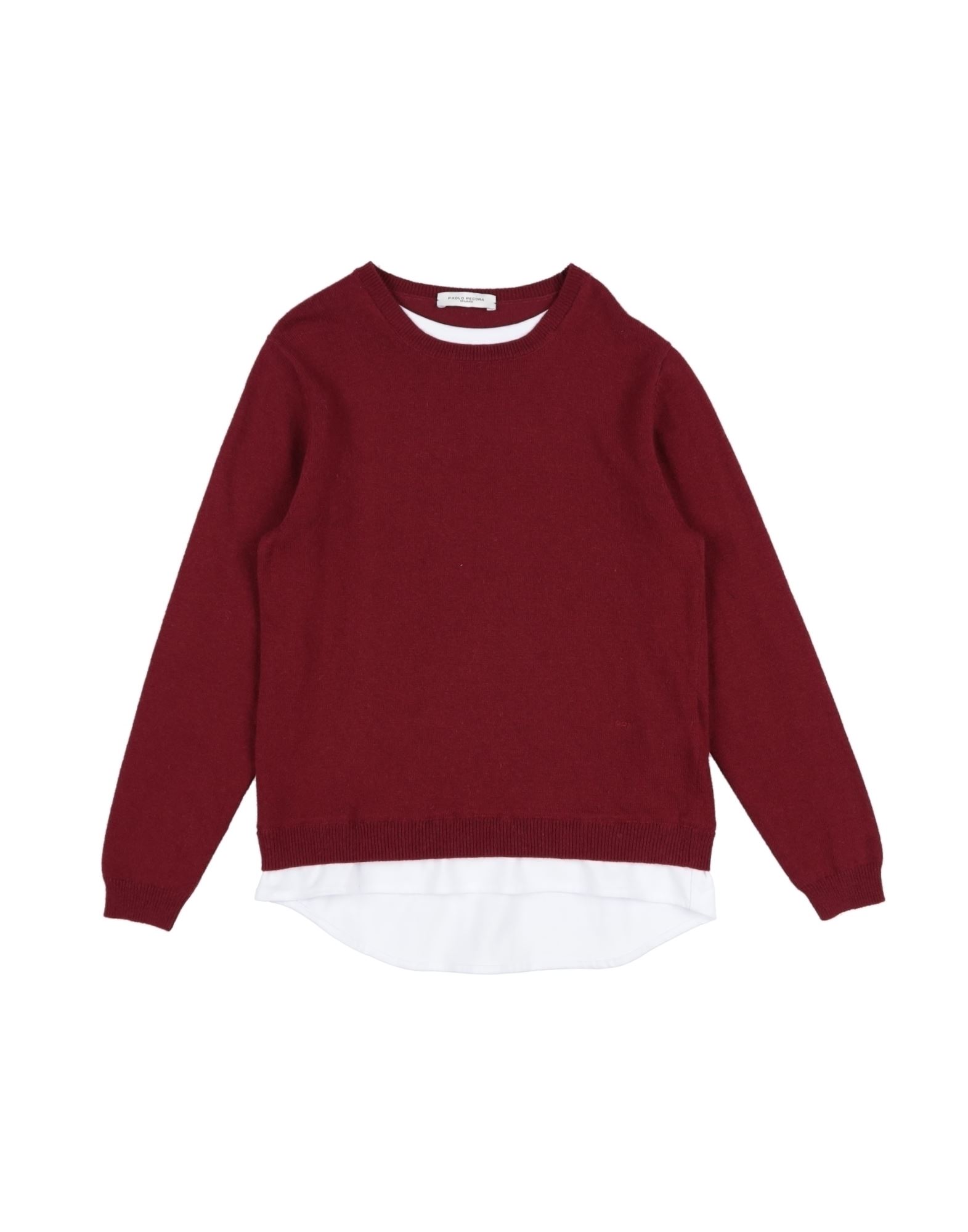 PAOLO PECORA Pullover Kinder Bordeaux von PAOLO PECORA