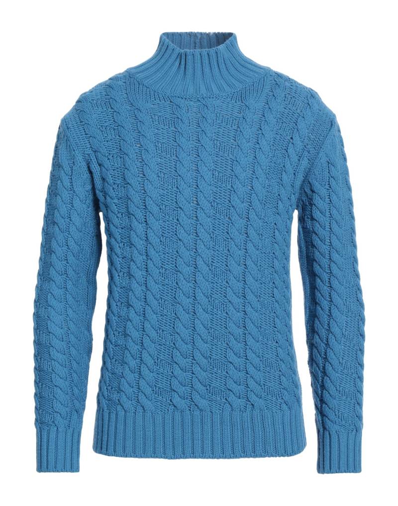 PAOLO PECORA Rollkragenpullover Herren Azurblau von PAOLO PECORA