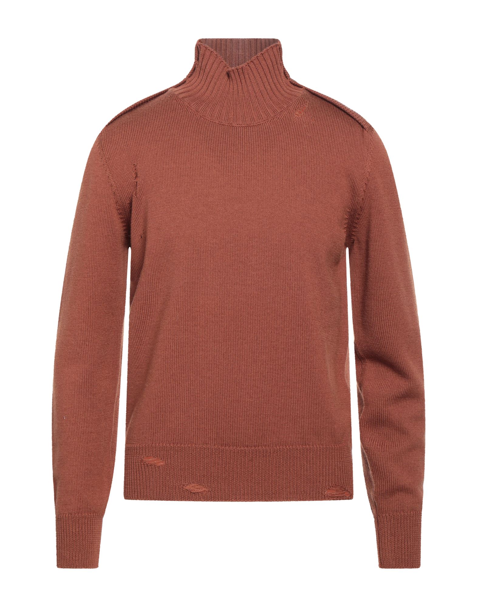 PAOLO PECORA Rollkragenpullover Herren Braun von PAOLO PECORA