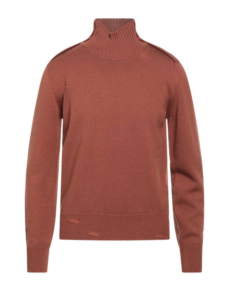 PAOLO PECORA Rollkragenpullover Herren Braun von PAOLO PECORA