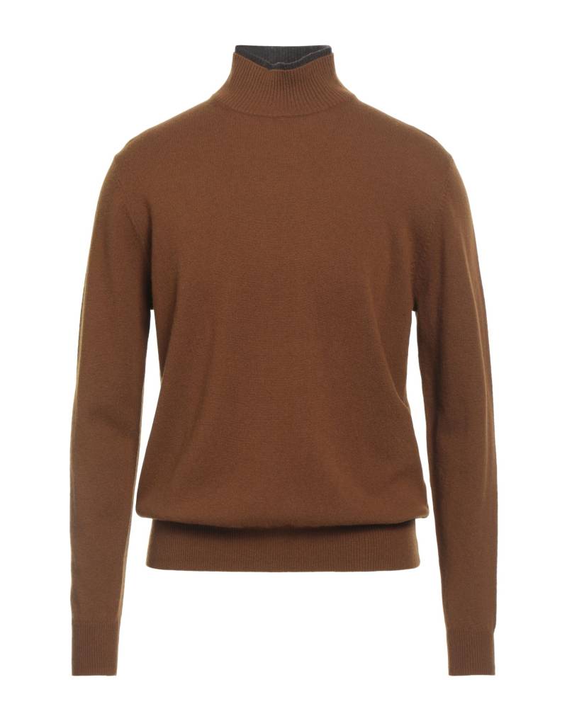 PAOLO PECORA Rollkragenpullover Herren Braun von PAOLO PECORA