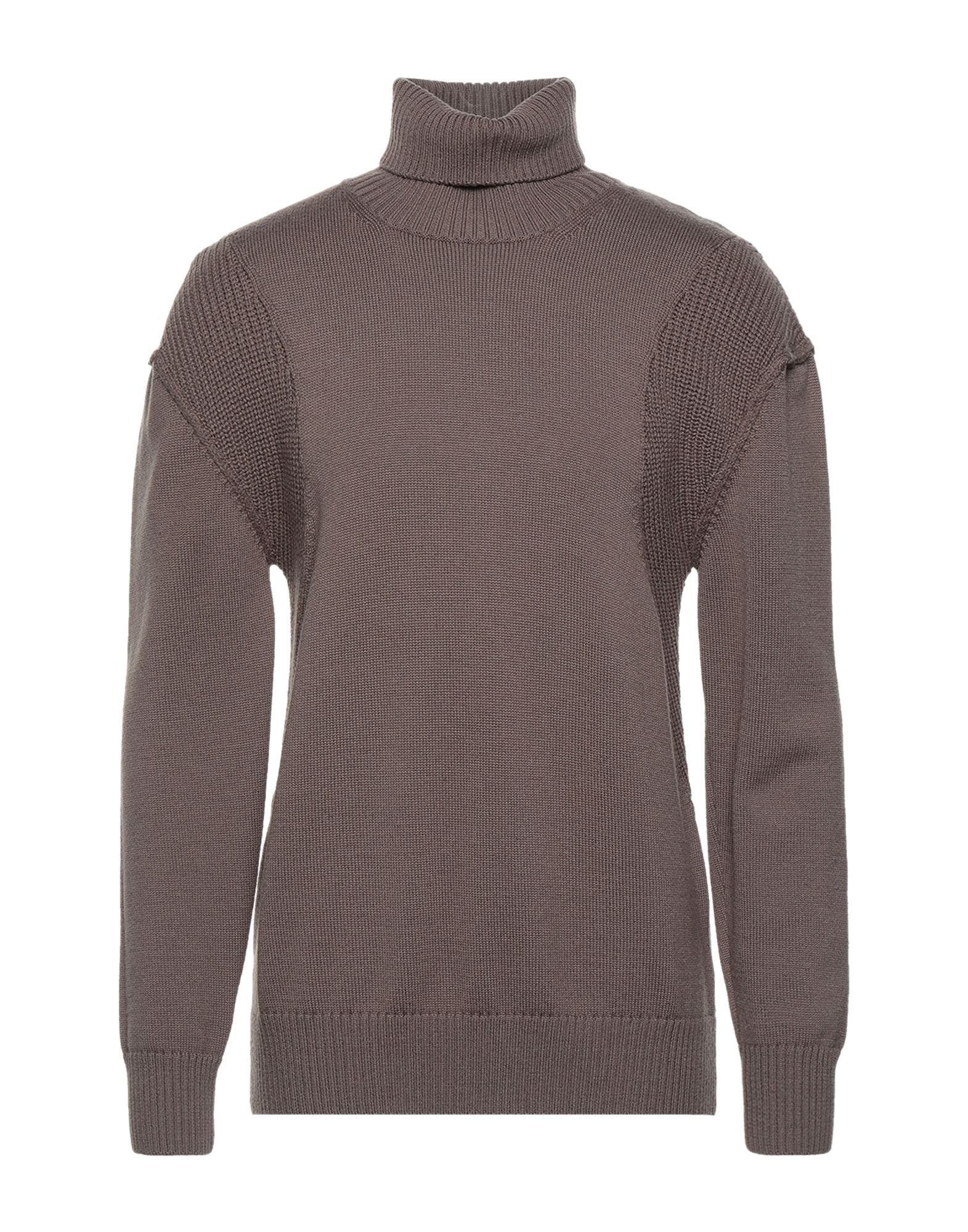 PAOLO PECORA Rollkragenpullover Herren Dunkelbraun von PAOLO PECORA