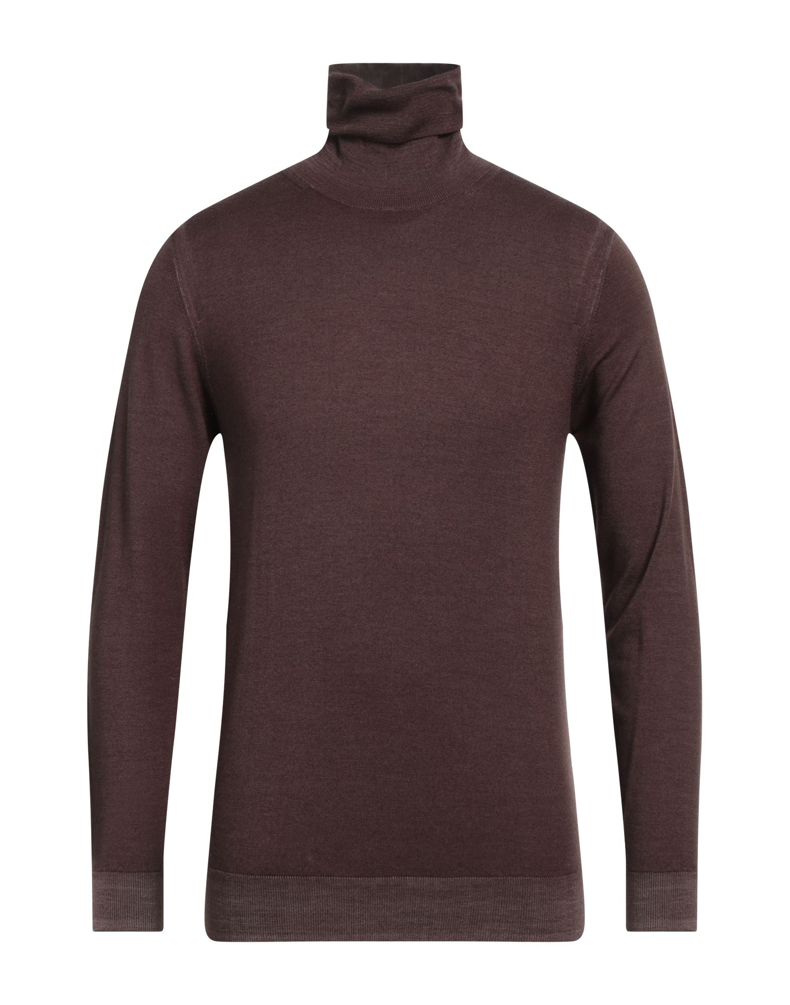 PAOLO PECORA Rollkragenpullover Herren Dunkelbraun von PAOLO PECORA