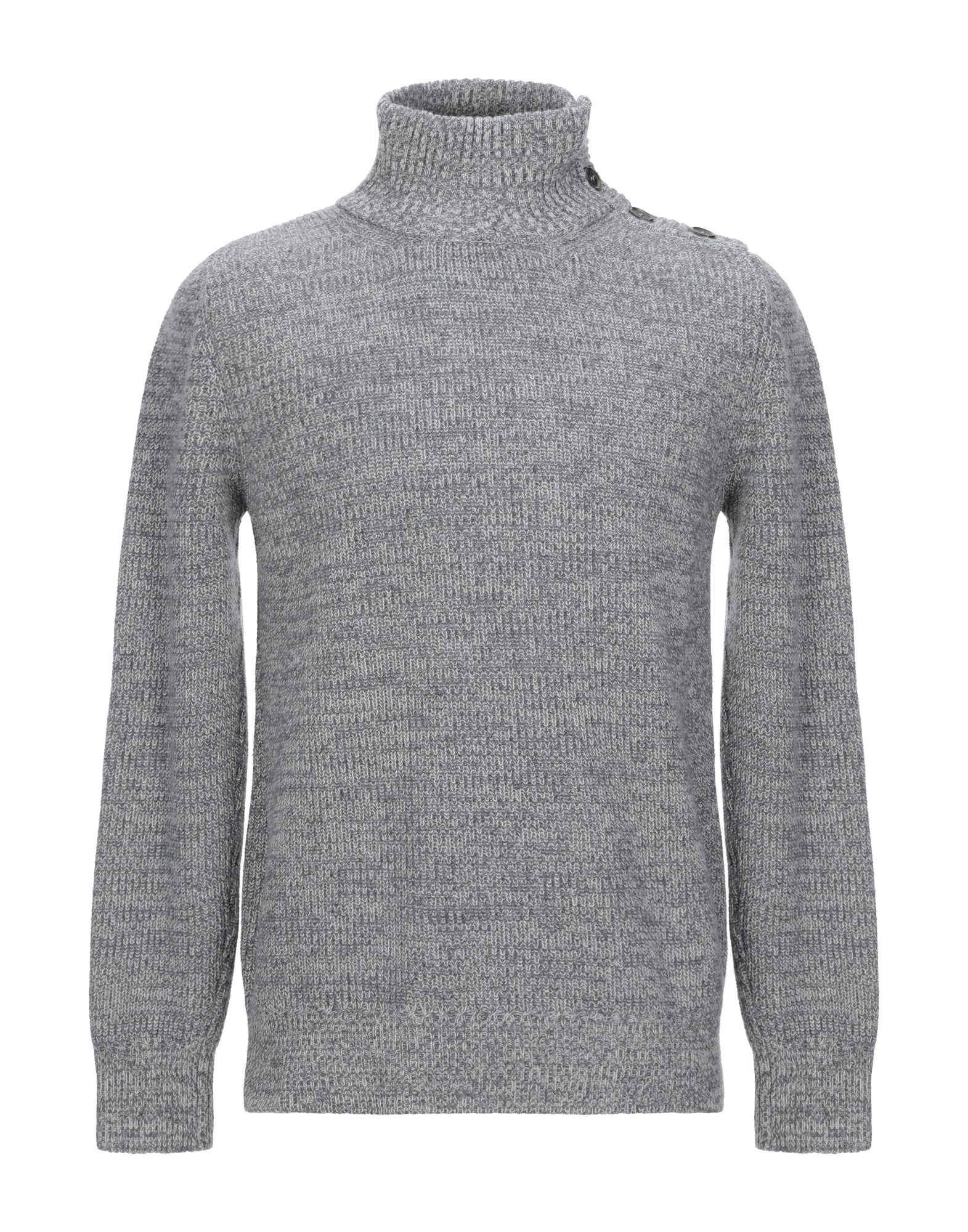 PAOLO PECORA Rollkragenpullover Herren Grau von PAOLO PECORA