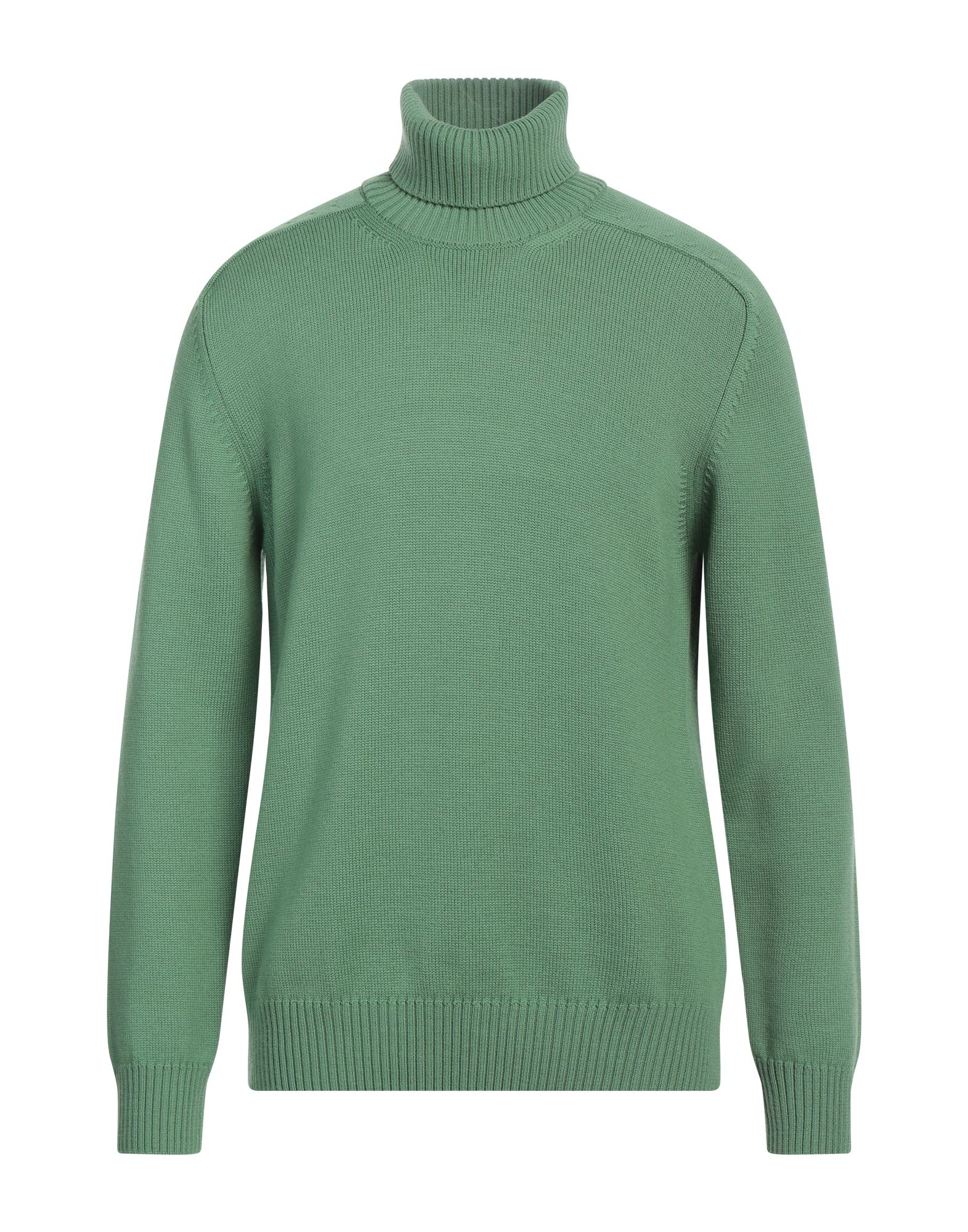 PAOLO PECORA Rollkragenpullover Herren Grün von PAOLO PECORA