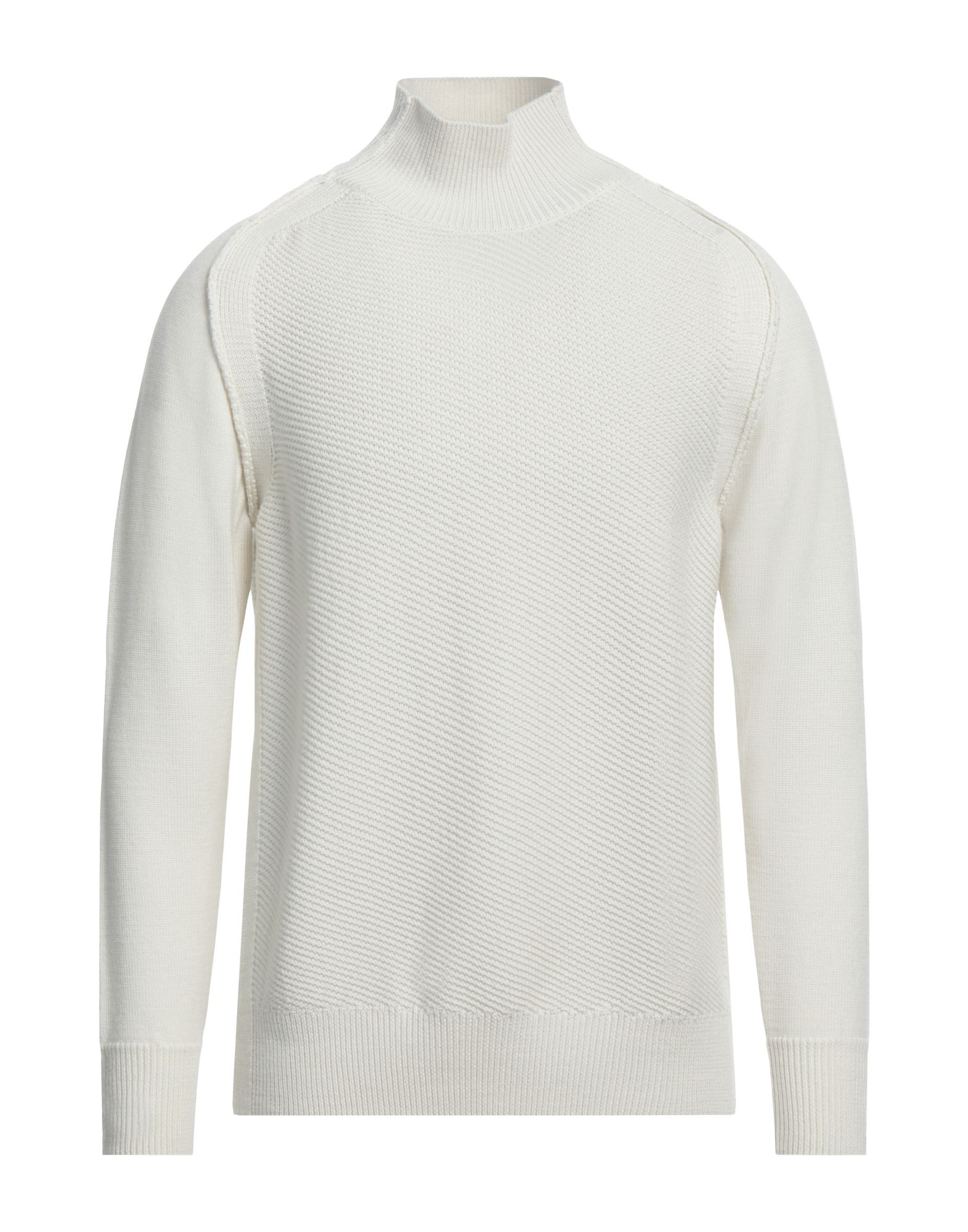 PAOLO PECORA Rollkragenpullover Herren Off white von PAOLO PECORA