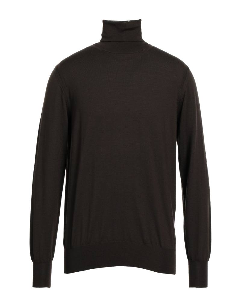 PAOLO PECORA Rollkragenpullover Herren Schokobraun von PAOLO PECORA