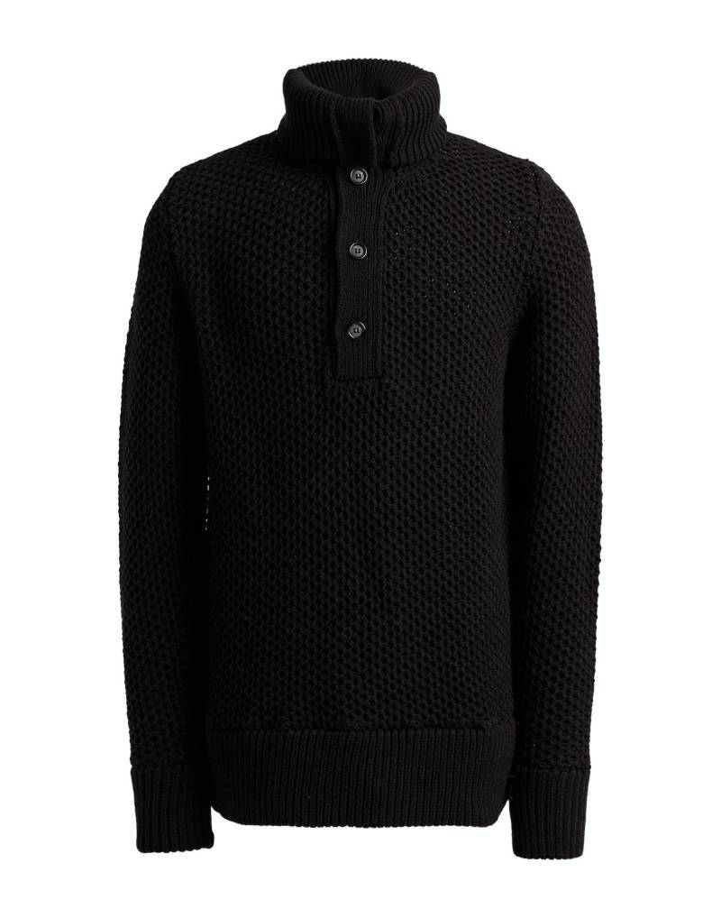 PAOLO PECORA Rollkragenpullover Herren Schwarz von PAOLO PECORA