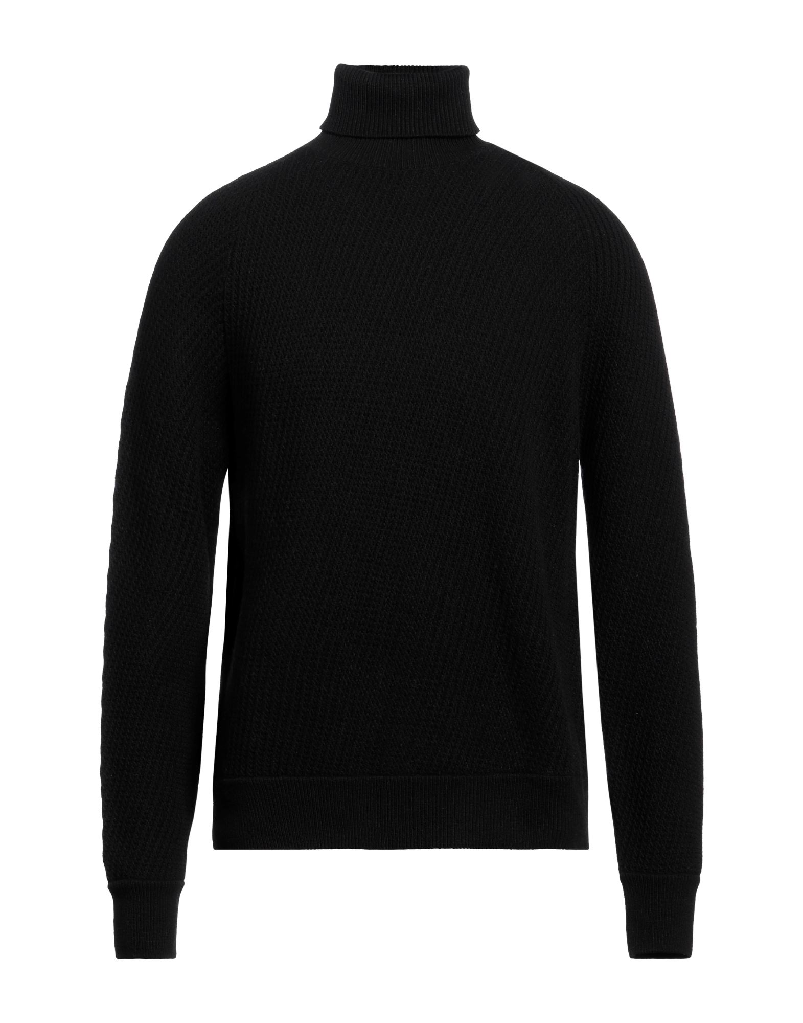 PAOLO PECORA Rollkragenpullover Herren Schwarz von PAOLO PECORA