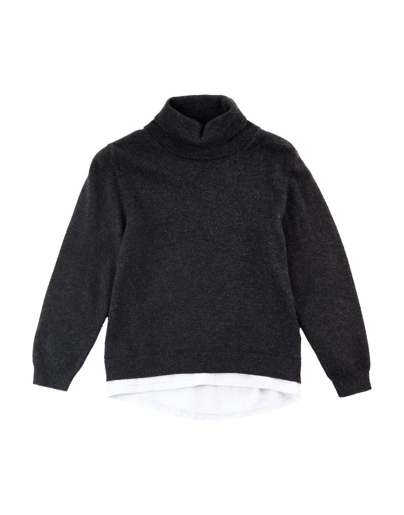 PAOLO PECORA Rollkragenpullover Kinder Braungrau von PAOLO PECORA
