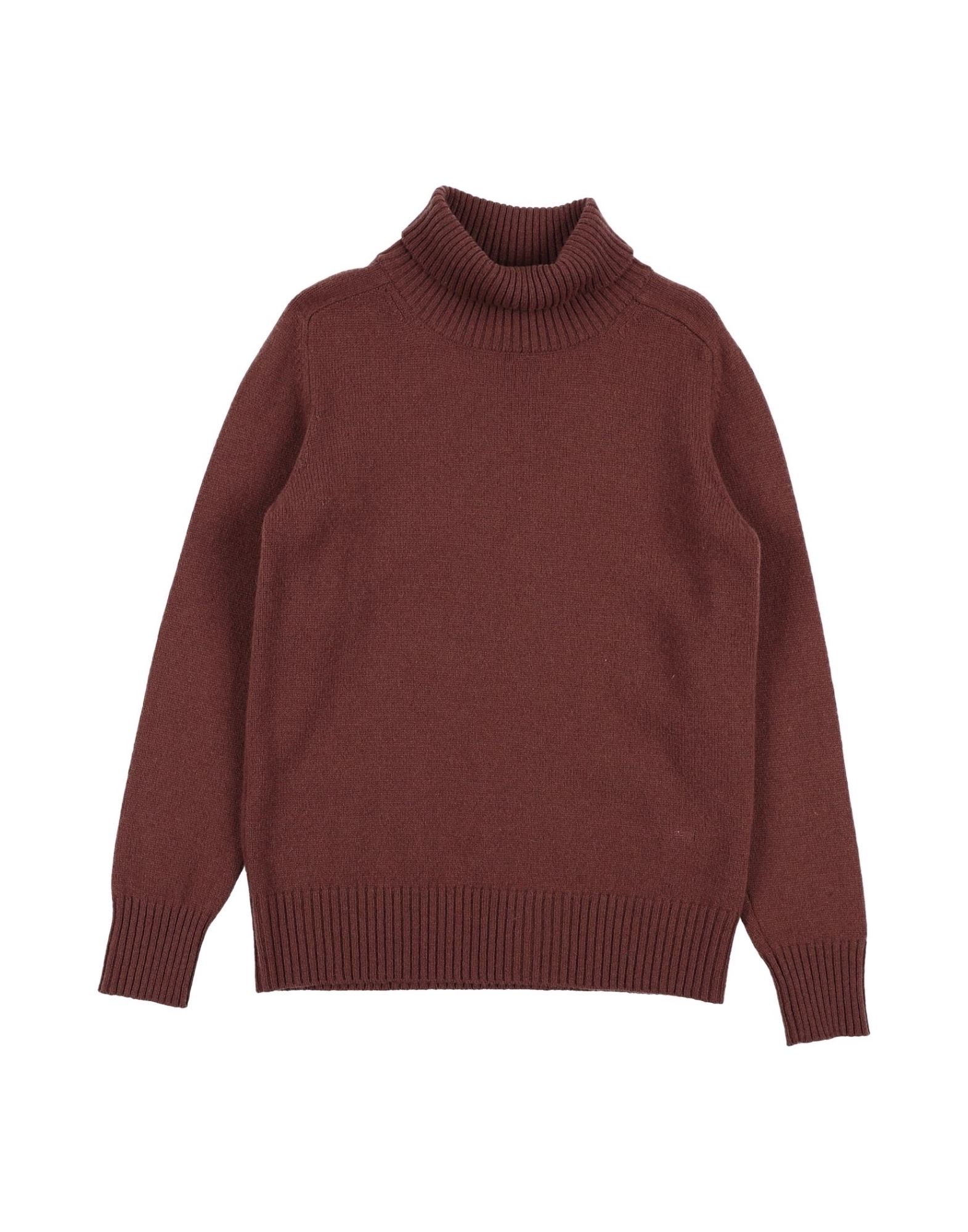 PAOLO PECORA Rollkragenpullover Kinder Mittelbraun von PAOLO PECORA