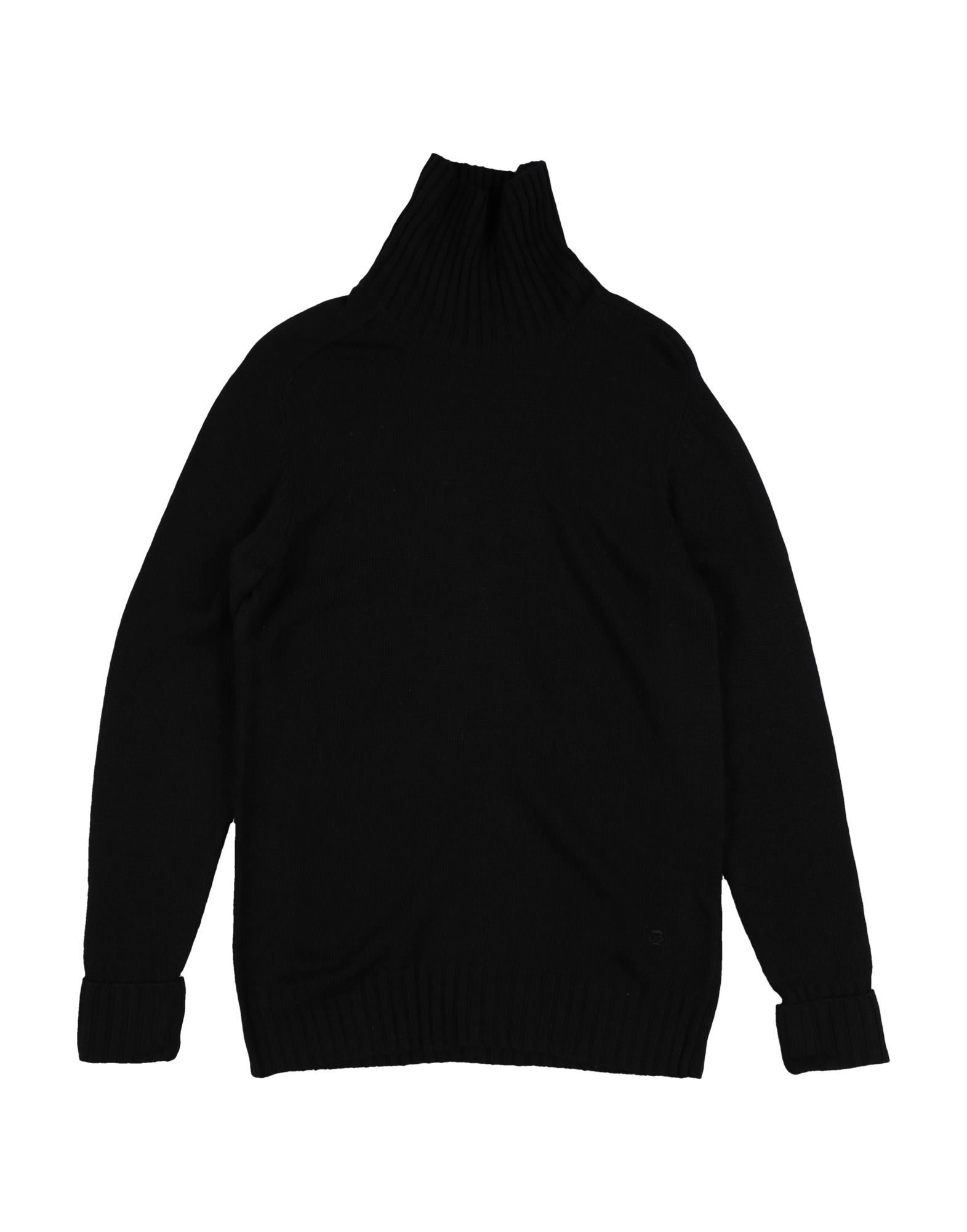 PAOLO PECORA Rollkragenpullover Kinder Schwarz von PAOLO PECORA