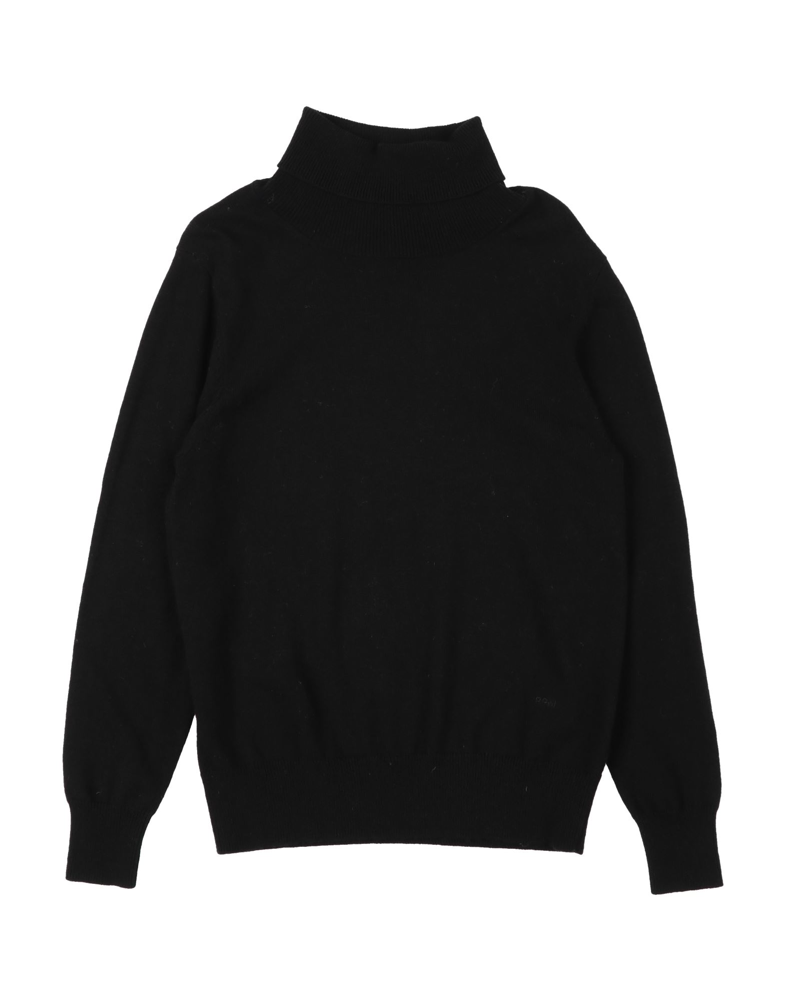 PAOLO PECORA Rollkragenpullover Kinder Schwarz von PAOLO PECORA