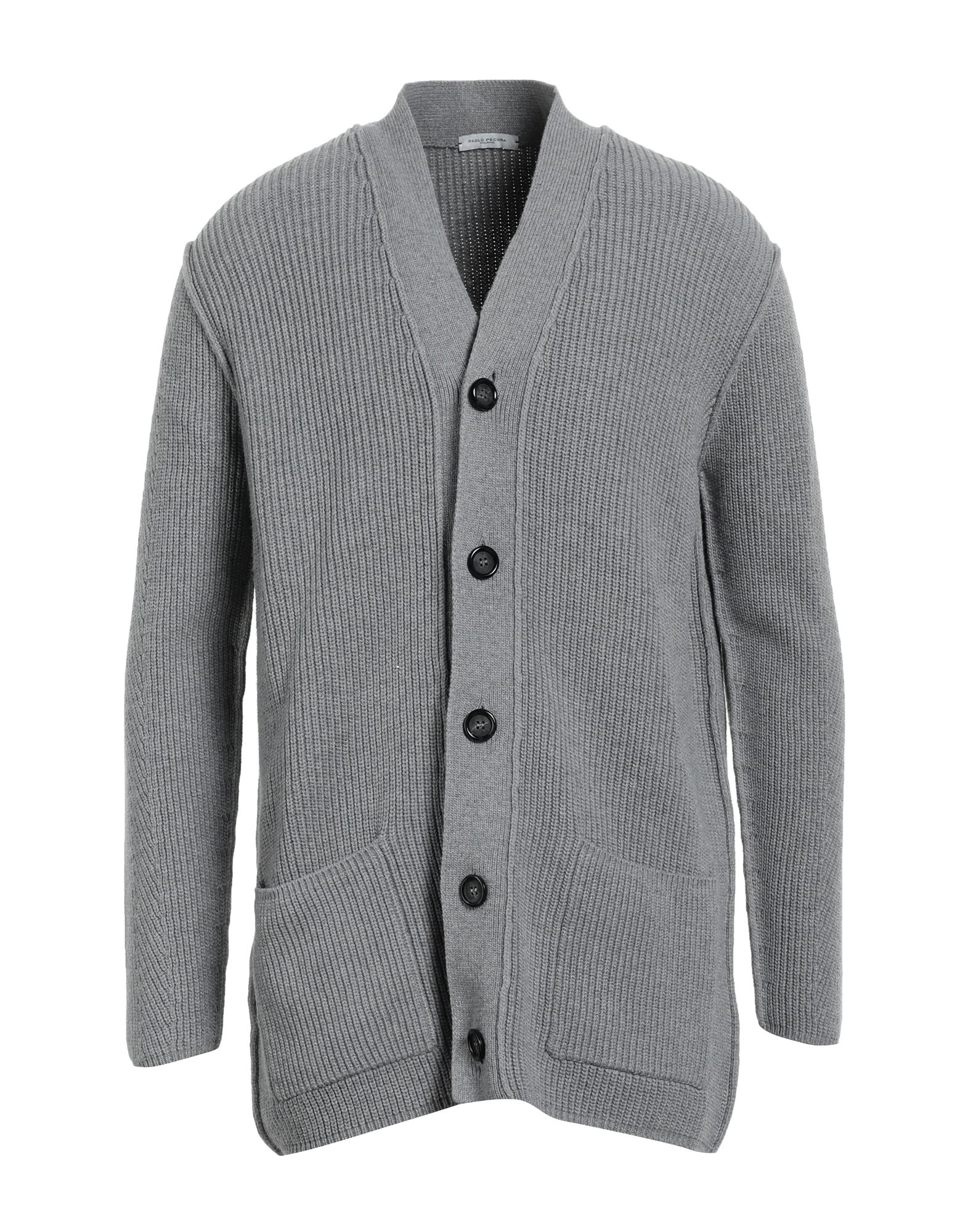 PAOLO PECORA Strickjacke Herren Grau von PAOLO PECORA