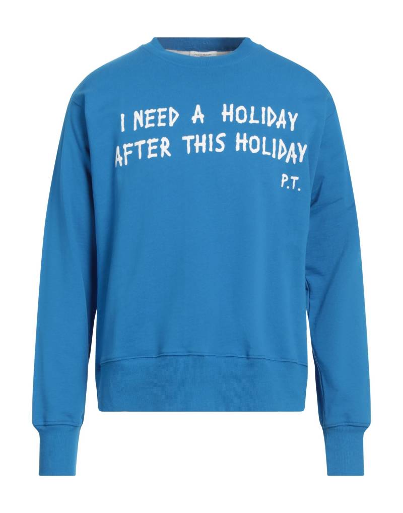 PAOLO PECORA Sweatshirt Herren Azurblau von PAOLO PECORA