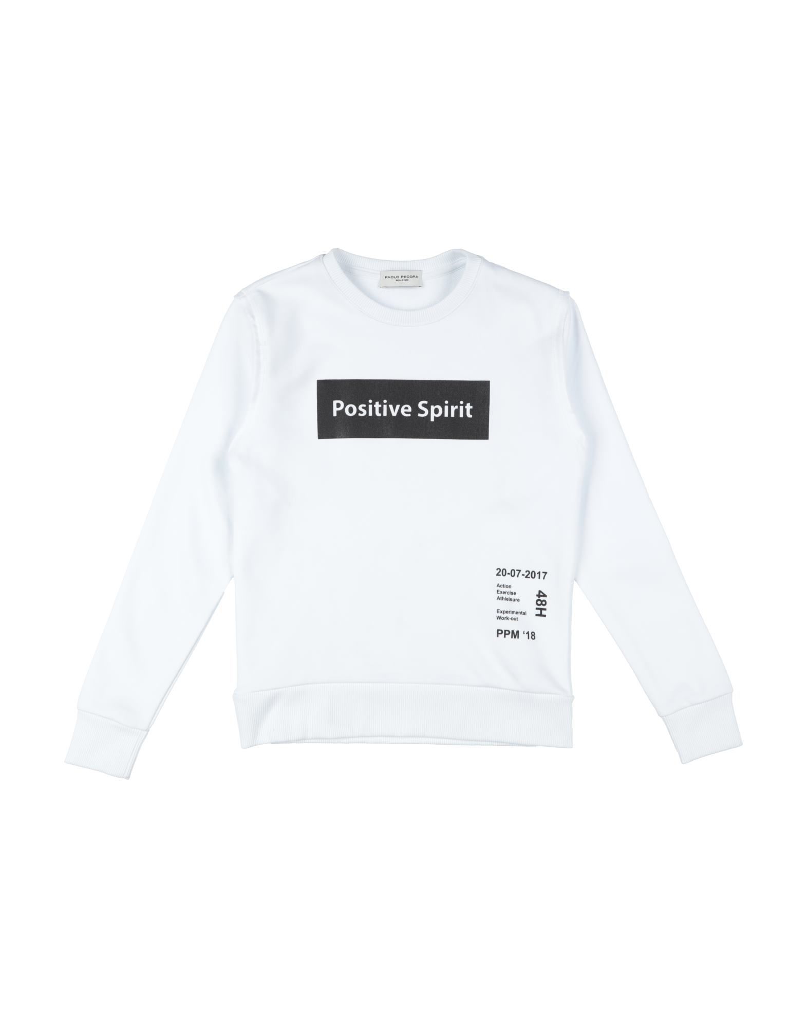 PAOLO PECORA Sweatshirt Kinder Weiß von PAOLO PECORA