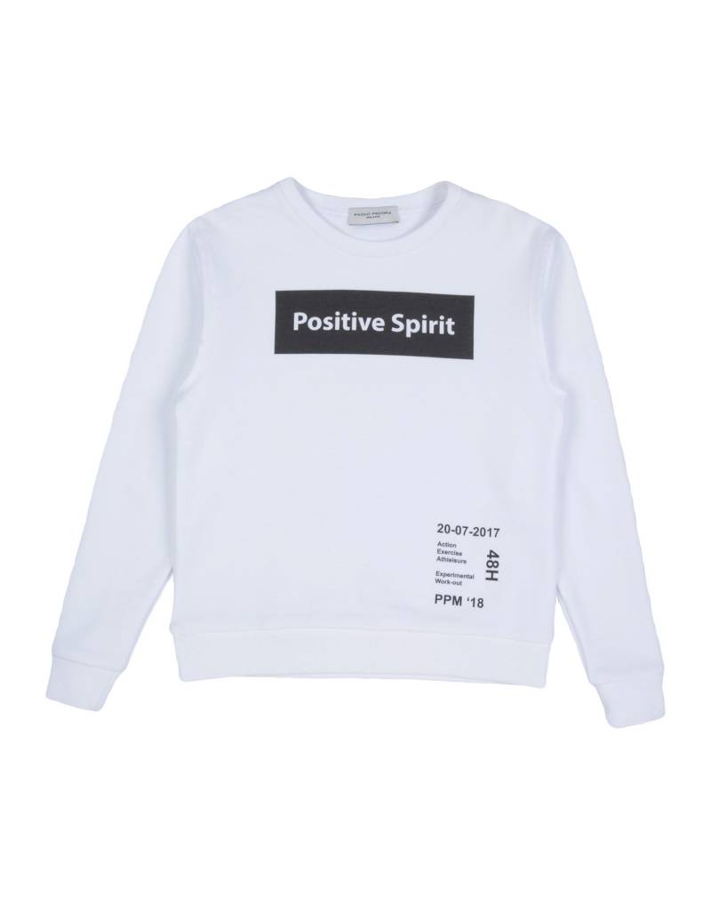 PAOLO PECORA Sweatshirt Kinder Weiß von PAOLO PECORA