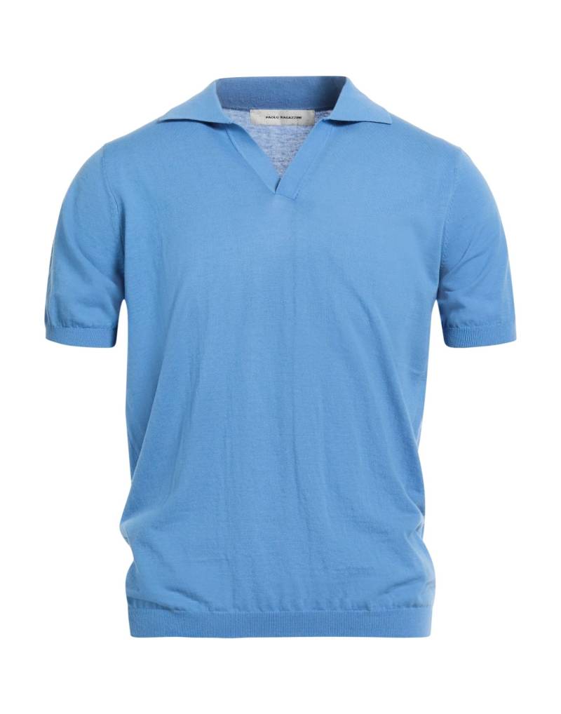 PAOLO RAGAZZINI Pullover Herren Azurblau von PAOLO RAGAZZINI