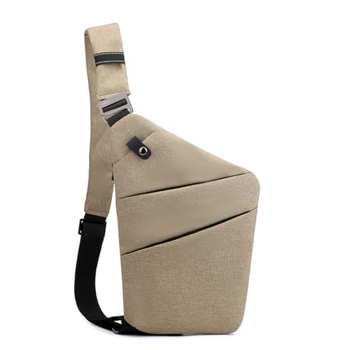 2024 Neue Anti-Diebstahl-Reisetasche, schlanke Umhängetasche, Crossbody-Tasche für Damen und Herren, Fahrrad, Wandern, Joggen, Khaki, Einheitsgröße 2024 Neue Anti-Diebstahl-Reisetasche, schlanke Umhängetasche, Crossbody-Tasche für Damen und Herren, Fahrrad, Wandern, Joggen, Khaki, Einheitsgröße von PAPABA