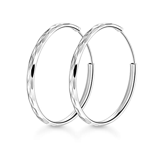 PAPAGENA Creolen Silber 925 Ohrringe Damen Groß Runde Kreolen 3 4 5 6 7 cm für Frauen PAPAGENA Creolen Silber 925 Ohrringe Damen Groß Runde Kreolen 3 4 5 6 7 cm für Frauen von PAPAGENA