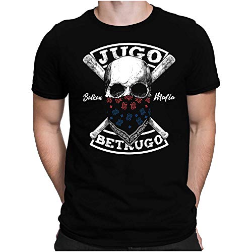 PAPAYANA - Jugo Betrugo - Herren Fun T-Shirt - Regular Fit Large Schwarz von PAPAYANA
