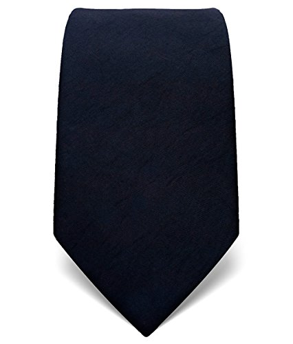 PAPAYANA KW-0133 Breite Krawatte - Elegant in Schwarz - Herren Smoking Uni Tie Hochzeit Business Schlips Handmade von PAPAYANA