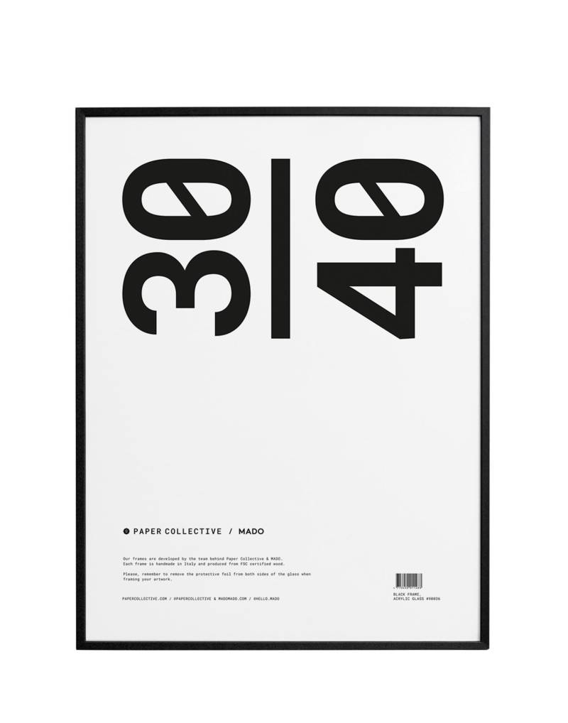 PAPER COLLECTIVE Rahmen Unisex Schwarz von PAPER COLLECTIVE
