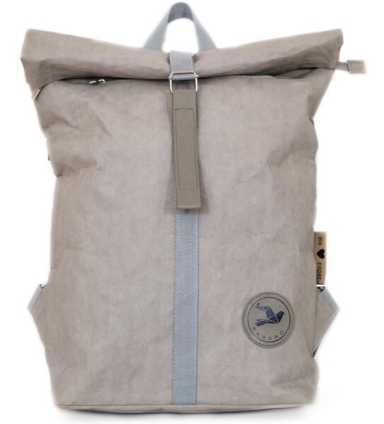 Papero Rucksack 13-23 L aus Kraft Papier wasserfest, reißfest für Damen & Herren von PAPERO