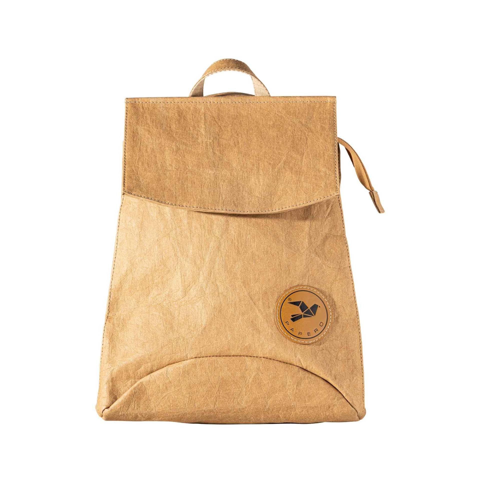 Papero 3In1 Rucksacktasche Aus Papier Umhänge - Und Handtasche | Salamander Reißfest, Wasserfest, Leicht, Klein Vegan Nachhaltig Originell von PAPEROBags