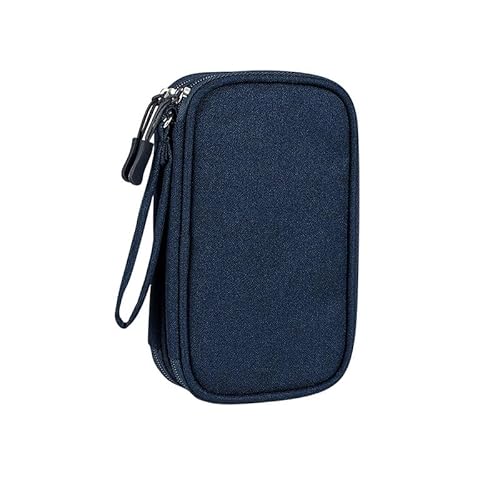 PAPOEEA Kabeltasche Elektronische Tasche Organizer Universal Kabelorganizer Tasche, Reisekabel Organizer Doppelschicht Reise Elektronik Zubehör Tasche für USB Ladekabel Powerbank Blau PAPOEEA Kabeltasche Elektronische Tasche Organizer Universal Kabelorganizer Tasche, Reisekabel Organizer Doppelschicht Reise Elektronik Zubehör Tasche für USB Ladekabel Powerbank Blau von PAPOEEA
