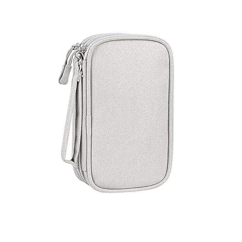 PAPOEEA Kabeltasche Elektronische Tasche Organizer Universal Kabelorganizer Tasche, Reisekabel Organizer Doppelschicht Reise Elektronik Zubehör Tasche für USB Ladekabel Powerbank Grau PAPOEEA Kabeltasche Elektronische Tasche Organizer Universal Kabelorganizer Tasche, Reisekabel Organizer Doppelschicht Reise Elektronik Zubehör Tasche für USB Ladekabel Powerbank Grau von PAPOEEA