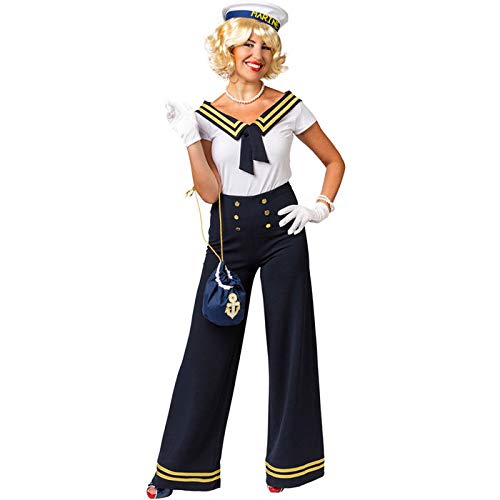 PAPSTAR NEU Damen-Kostüm Hose Matrosin Gr. 38-40 von PAPSTAR