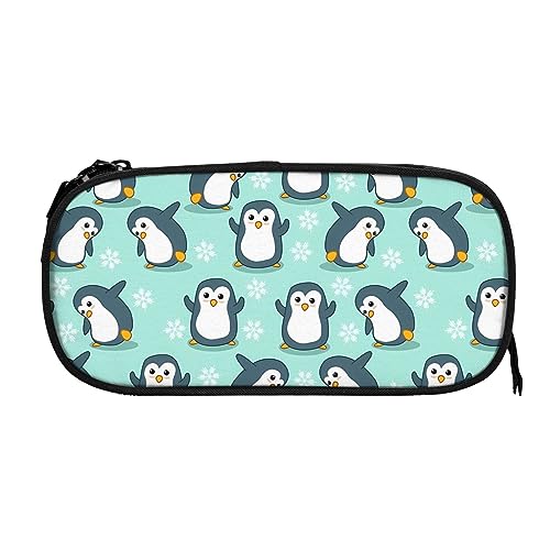 PAQGSREM Federmäppchen mit niedlichem Pinguin-Muster, großes Fassungsvermögen, Stiftehalter, Federmäppchen, Organizer, Reißverschluss, Kosmetik, Make-up, Aufbewahrungstasche, Siehe Abbildung, PAQGSREM Federmäppchen mit niedlichem Pinguin-Muster, großes Fassungsvermögen, Stiftehalter, Federmäppchen, Organizer, Reißverschluss, Kosmetik, Make-up, Aufbewahrungstasche, Siehe Abbildung, von PAQGSREM