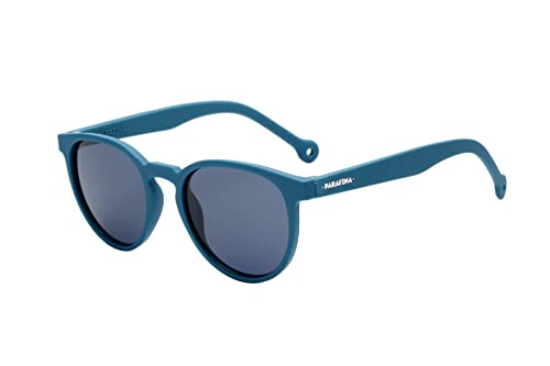 Parafina Camino Sonnenbrille Für Frauen Und Männer UV400 Schutz Ökologische Polarisierte Brille Wasserdicht Ultra Light Rahmen Umweltfreundliche Denim Blue Linsen von PARAFINA TRADEMARK