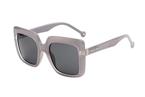 Parafina Océano Sonnenbrillen Für Frauen Und Männer UV400 Schutz Ökologische Polarisierte Brille Wasserdicht Ultra Light Rahmen Umweltfreundliche Lila Grisatre Schwarze Linsen von PARAFINA TRADEMARK