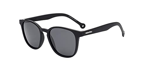 Parafina Ruta Sonnenbrille Für Frauen Und Männer UV400 Schutz Ökologische Polarisierte Brille Wasserdicht Ultra Light Rahmen Umweltfreundlich Schwarz Schwarze Linsen von PARAFINA TRADEMARK