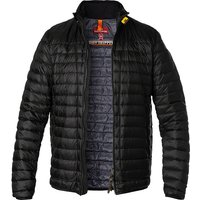 PARAJUMPERS Herren Daunenjacke schwarz Mikrofaser unifarben von PARAJUMPERS