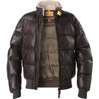 PARAJUMPERS Herren Lederjacke braun unifarben von PARAJUMPERS