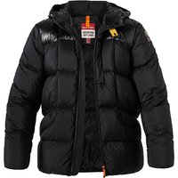 PARAJUMPERS Herren Daunenjacke schwarz Mikrofaser unifarben von PARAJUMPERS
