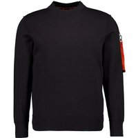PARAJUMPERS Herren Pullover schwarz unifarben von PARAJUMPERS