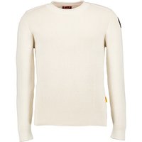 PARAJUMPERS Herren Pullover weiß Baumwolle unifarben von PARAJUMPERS