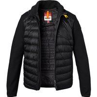 PARAJUMPERS Herren Steppjacke Schwarz Mikrofaser unifarben von PARAJUMPERS