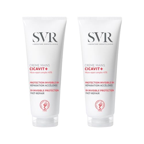 Cicavit+ Handcreme – intensive reparierende Pflege – nährt, schützt 8 Stunden, widersteht Waschgängen – geschädigte & trockene Haut – ohne Parfüm – hypoallergen – hergestellt in Frankreich – 2 x 75 g Cicavit+ Handcreme – intensive reparierende Pflege – nährt, schützt 8 Stunden, widersteht Waschgängen – geschädigte & trockene Haut – ohne Parfüm – hypoallergen – hergestellt in Frankreich – 2 x 75 g von PARAVOSTRA